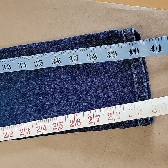 Adriano Goldschmied Size 28R The Mila Super High Rise Skinny Med-Dark Wash Jeans - Picture 8 of 14